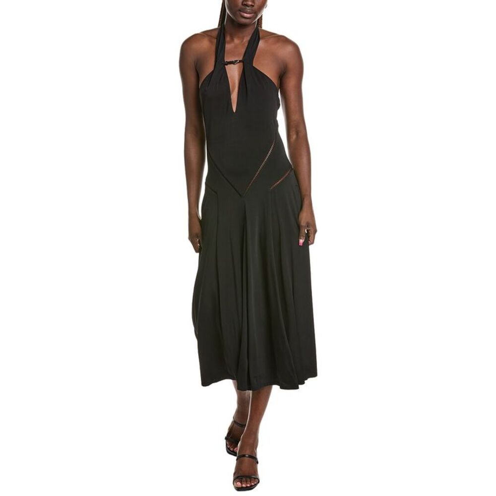 Paris Georgia Womens  Ken Midi Dress, Black